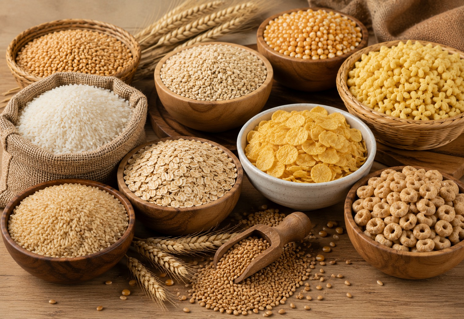 Basmati and Non-Basmati Rice Grains
